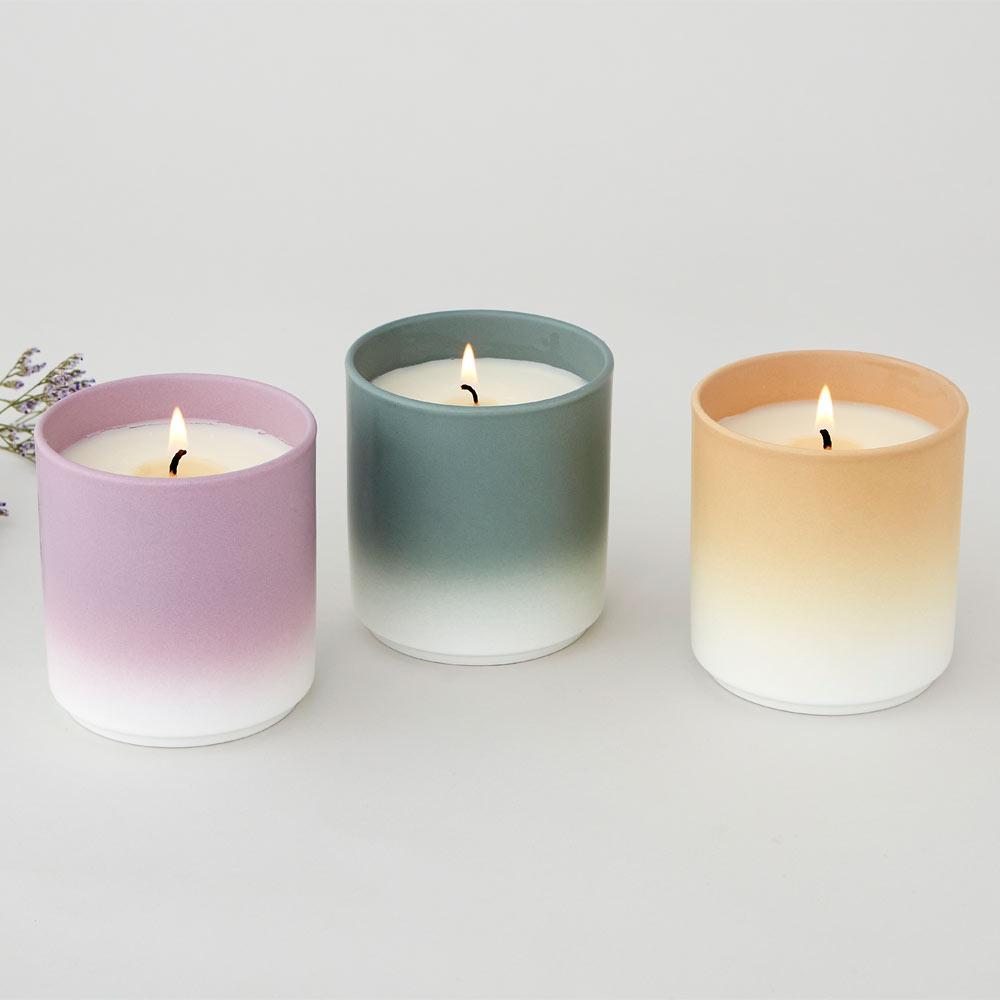 Dip Dye Scented candle large