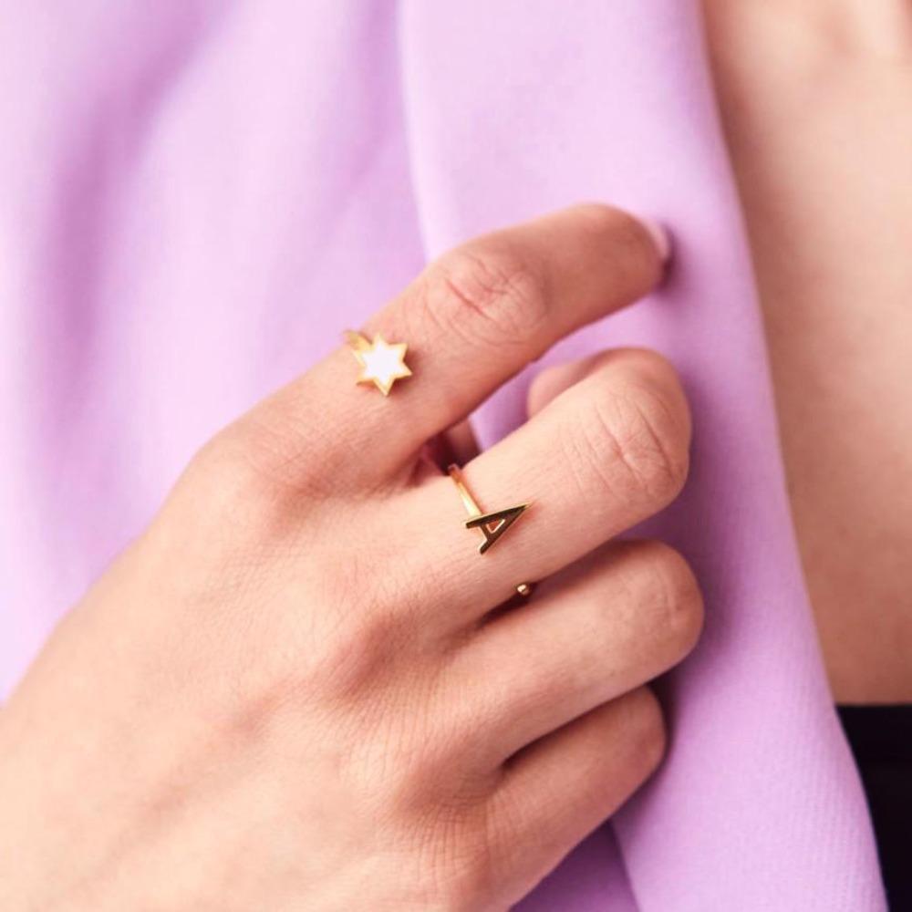 Star Ring (18K gold-plated)