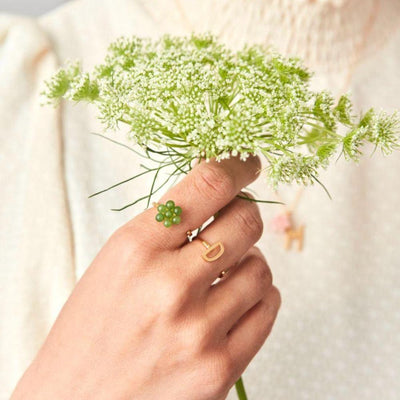 MyFlower Ring 10mm (18K gold-plated)