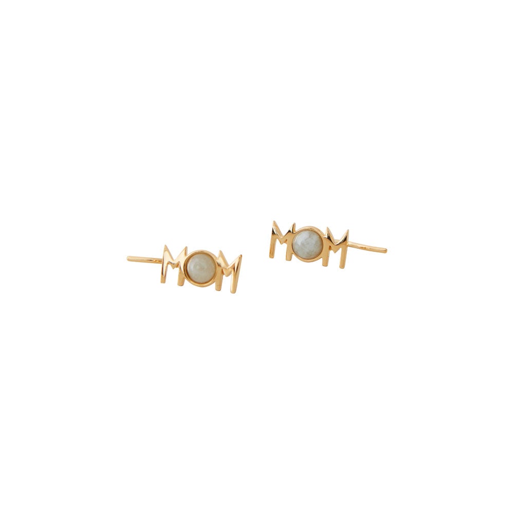Great MOM Ear climber (18K Gold-plated)