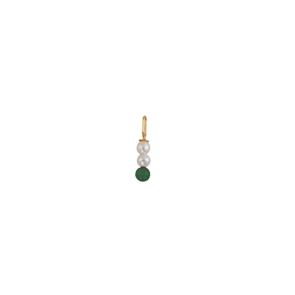 Pearl Stick Charm 4mm (18K Gold-plated)