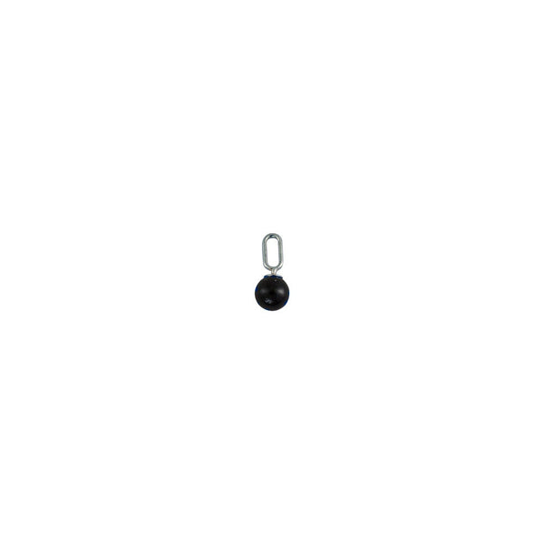 Stone Drop charm 5mm (Silver)